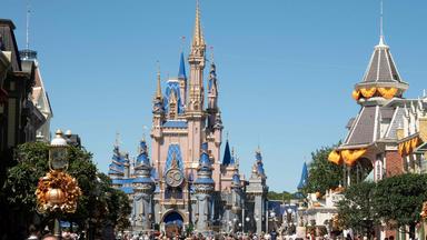 Eingang von "Disney World" in Orlando/Florida