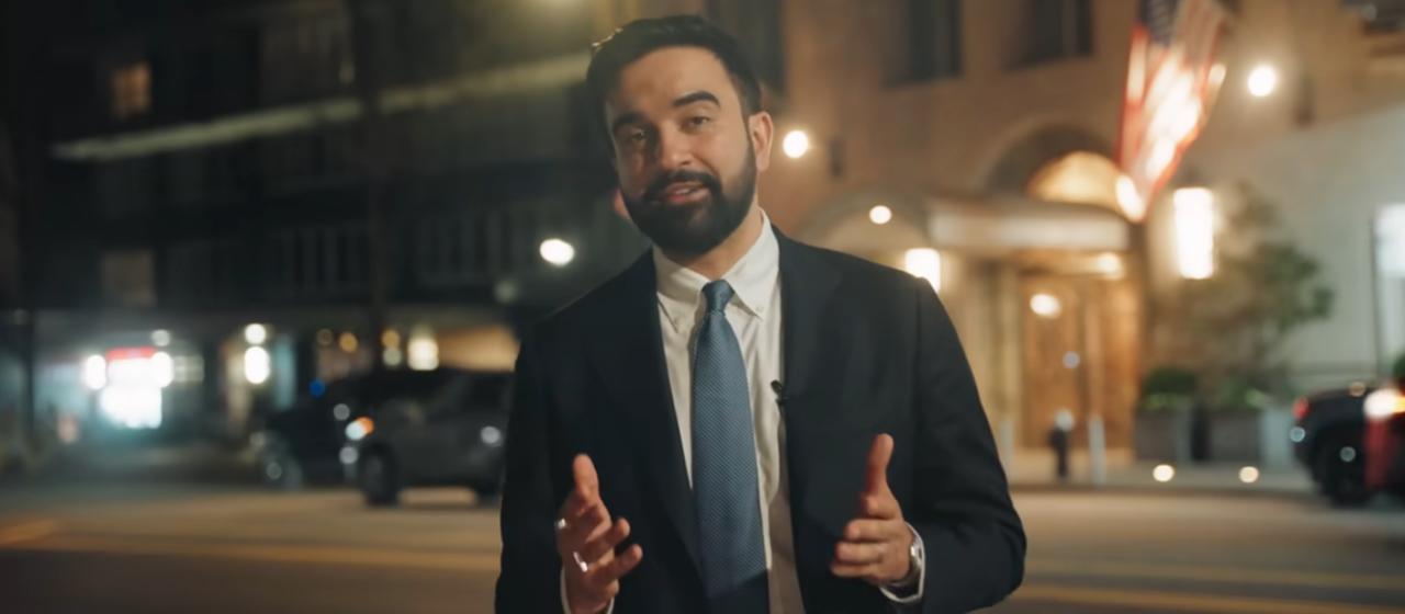 Zohran Mamdani Screenshot von Youtube