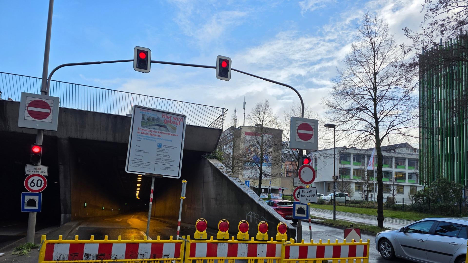 Rheinufertunnel in Düsseldorf bekommt neue Ventilatoren