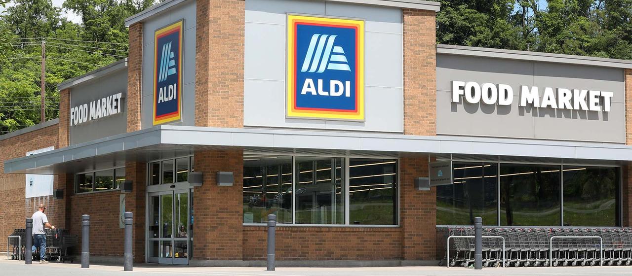 Aldi Filiale in in Williamsport, Pennsylvania, USA.