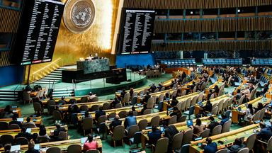 Generalversammlung der Vereinten Nationen in New York. (Archivbild: 12.9.2025)