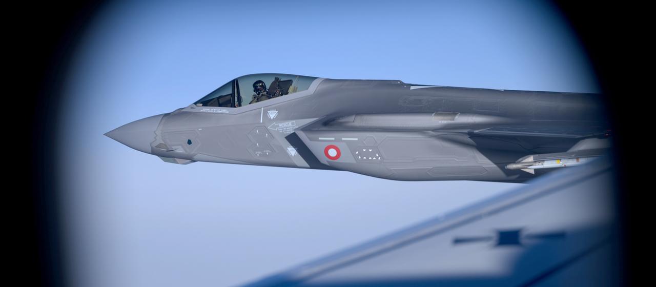  Ein Kampfjet F-35 der dänischen Luftwaffe