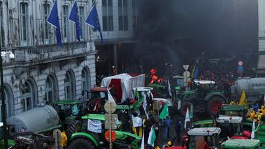 Bauern protestieren in Brüssel gegen die Europäische Union
