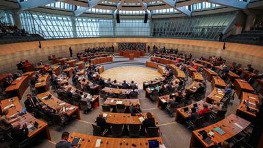 Plenarsaal während einer Sitzung