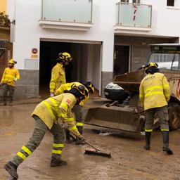 Aufräumarbeiten in Malaga