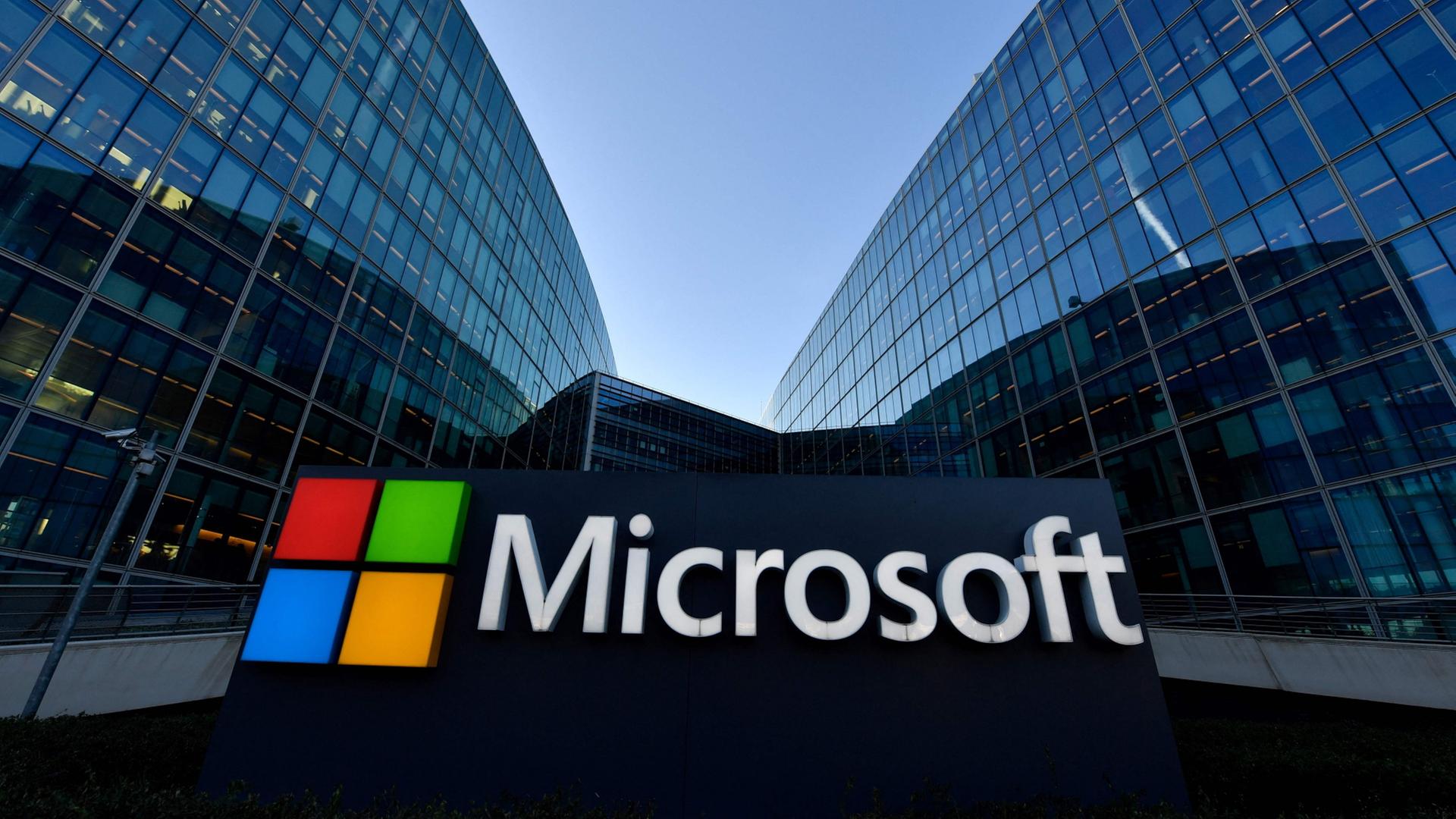 Logo Microsoft  | AFP