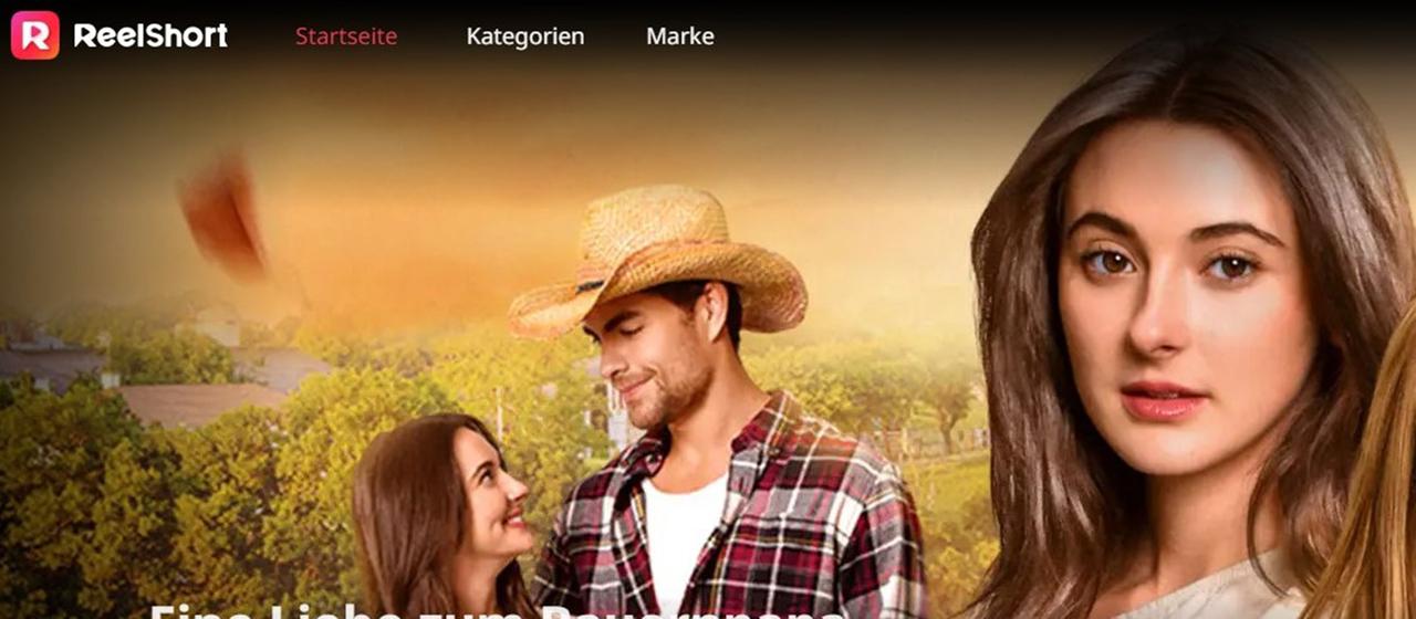 Screenshot der Streaming-Plattform ReelShort