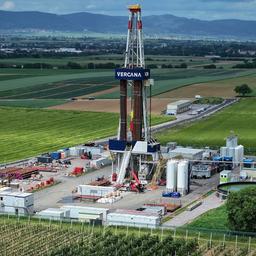 Vulcans Bohrplatz Schleidberg in der Nähe von Landau.