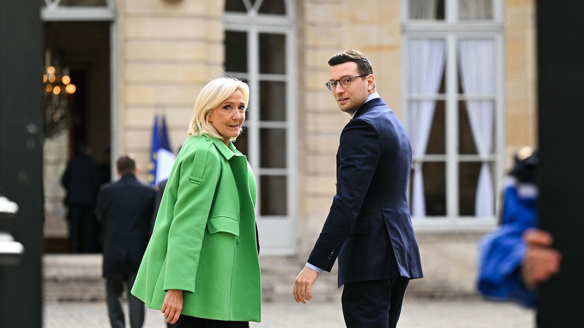 Marine Le Pen und Jordan Bardella | AFP