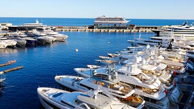 Jachthafen im Fürstentum von Monaco
