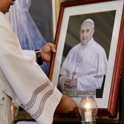 Bild des verstorbenen Papstes Franziskus
