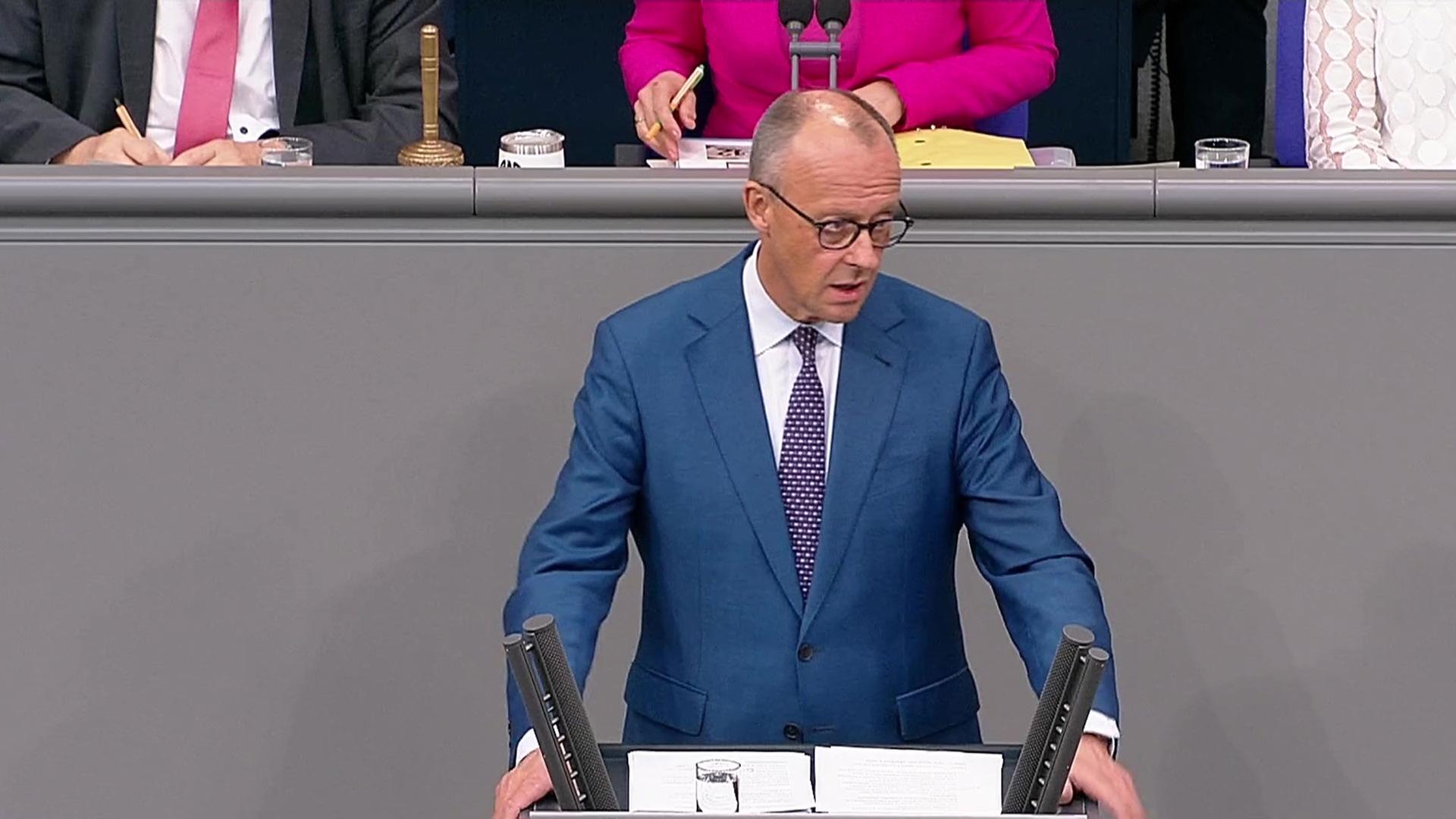Bundeskanzler Merz verteidigt Koalitions-Reformen