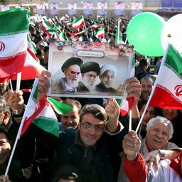 Iraner jubeln Präsident Hassan Rouhani bei einer Rede im Dezember 2018 zu. (Quelle: Iranische Regierung)