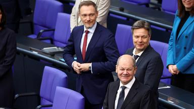 Robert Habeck, Christian Lindner und Olaf Scholz