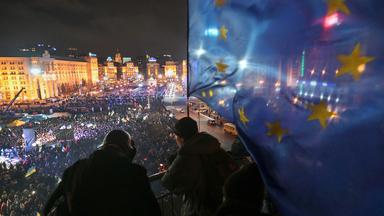Blick auf die Maidanproteste (Archivbild: 29.11.2013)
