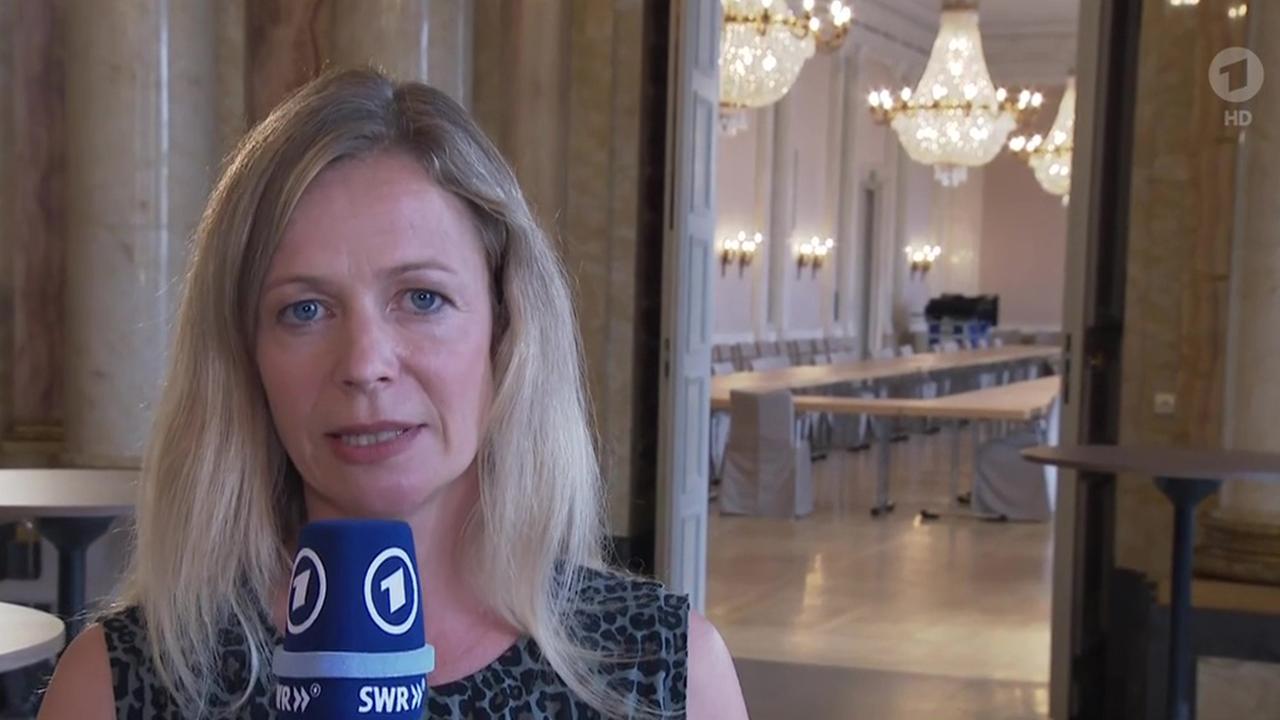 Daniela Diehl, SWR, mit Hintergrundinformationen zum GasGipfel in