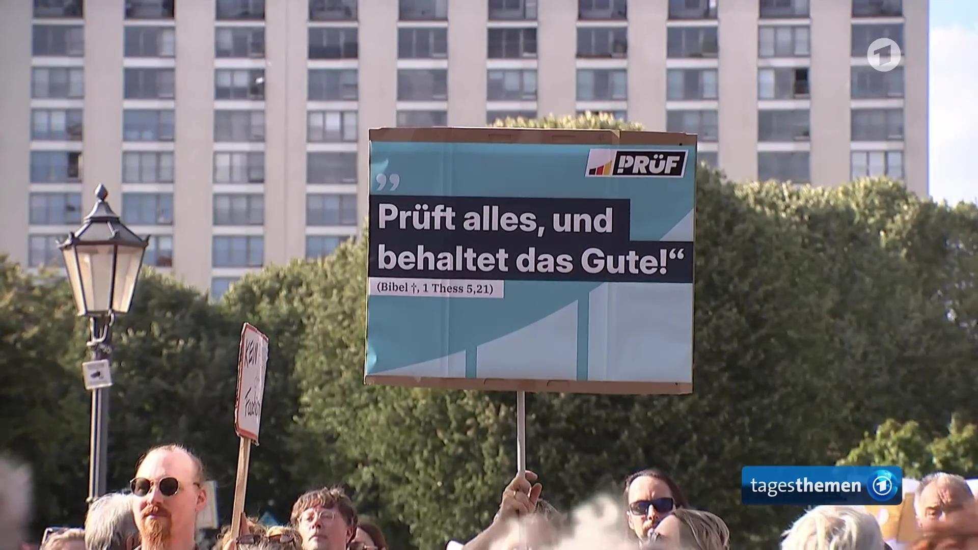 Demonstrationen in deutschen Städten nach Wahlsieg der AfD in Sachsen-Anhalt