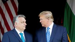 Viktor Orban und Donald Trump in Mar-a-Lago