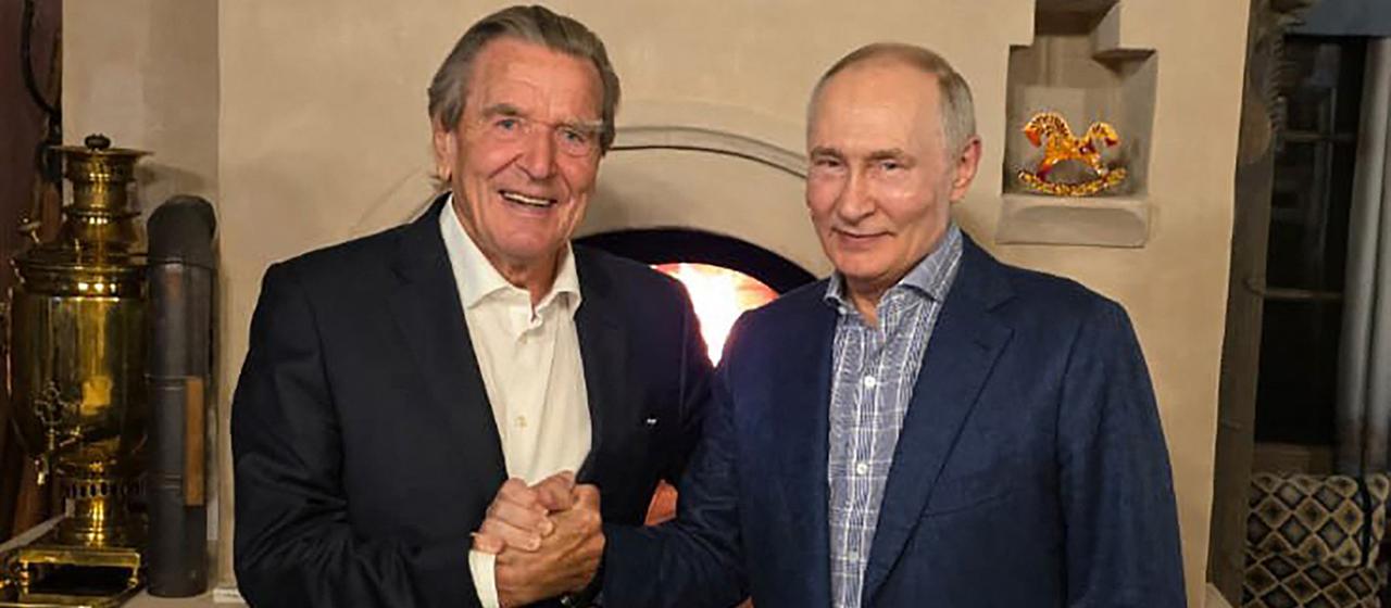 Gerhard Schröder und Wladimir Putin