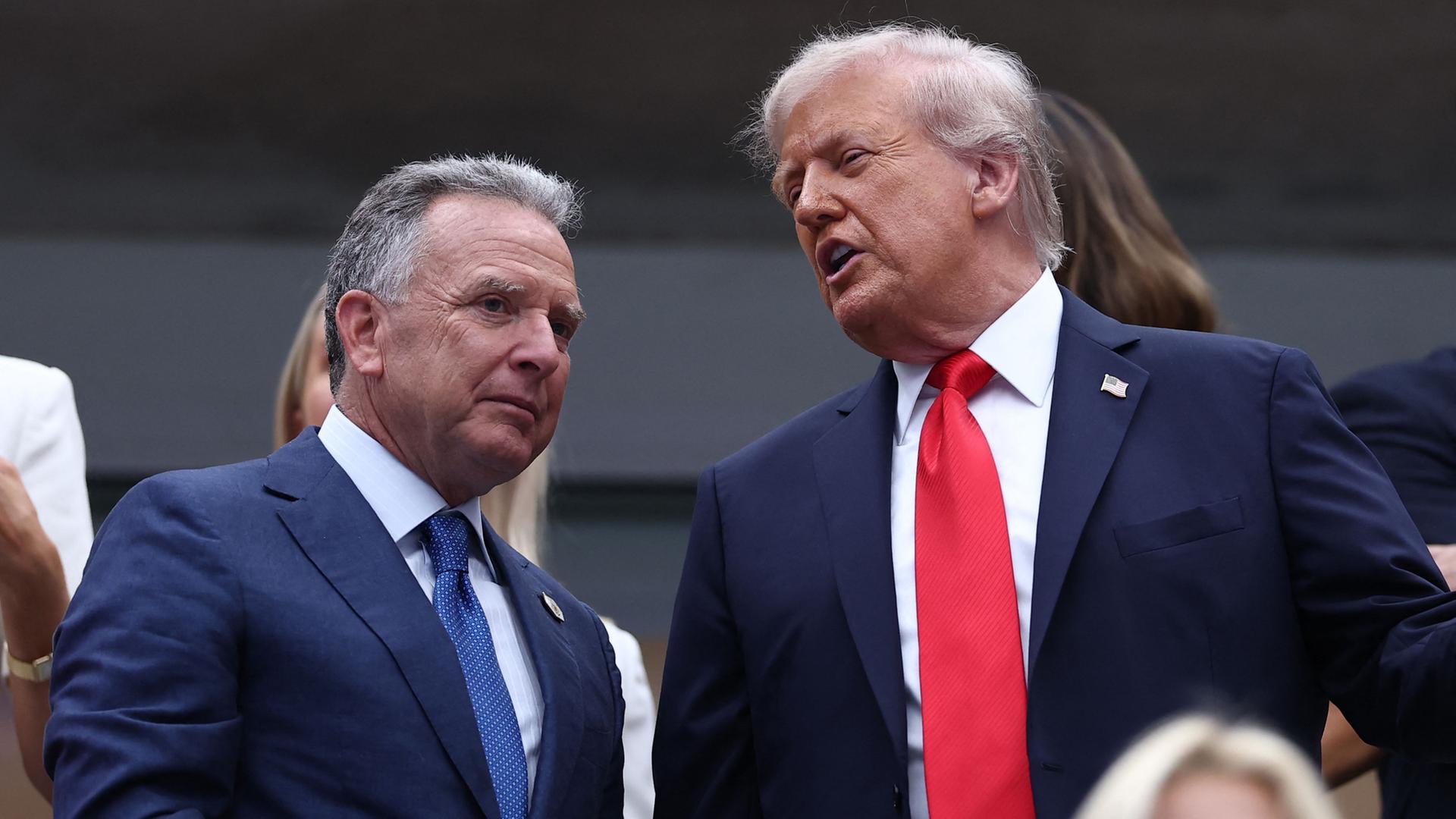 Steve Witkoff und Donald Trump (Archivbild: 7. September 2025) | AFP