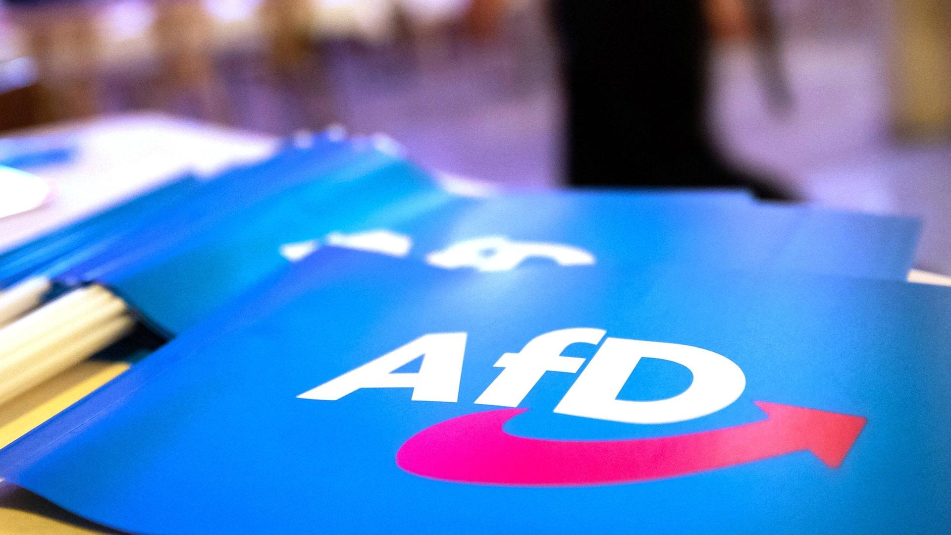 Fähnchen mit dem Logo der AfD  | dpa Bildfunk, Picture Alliance