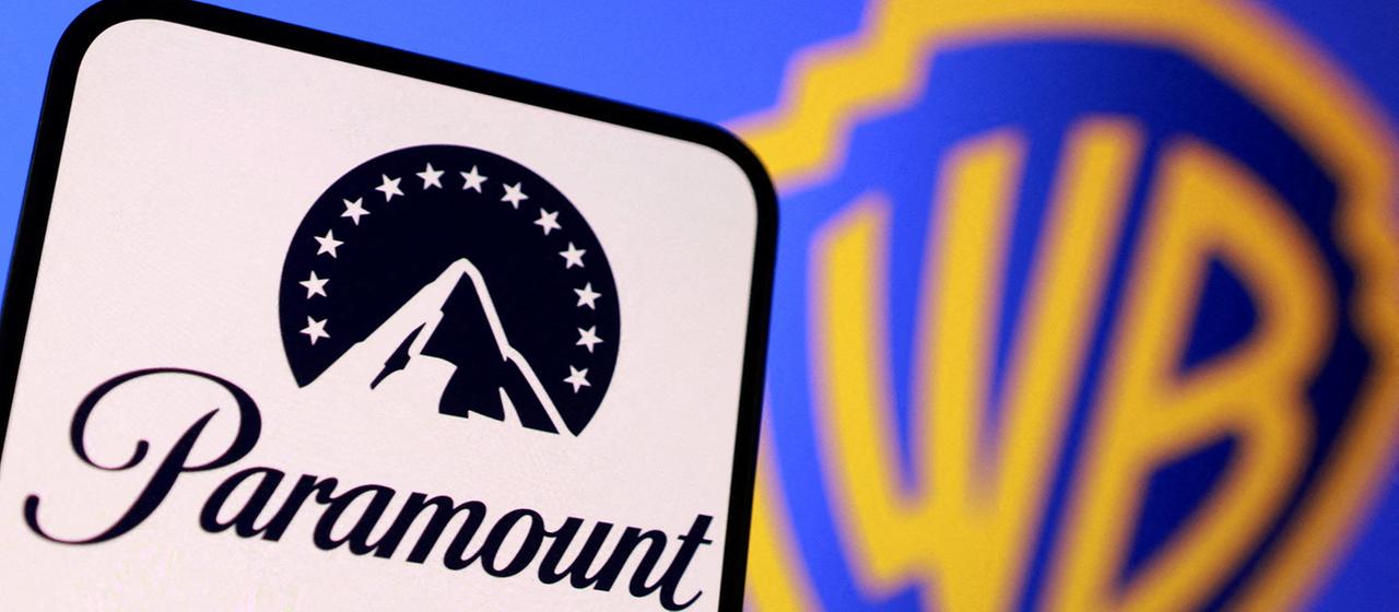 Die Logos von Warner Bros. und Paramount