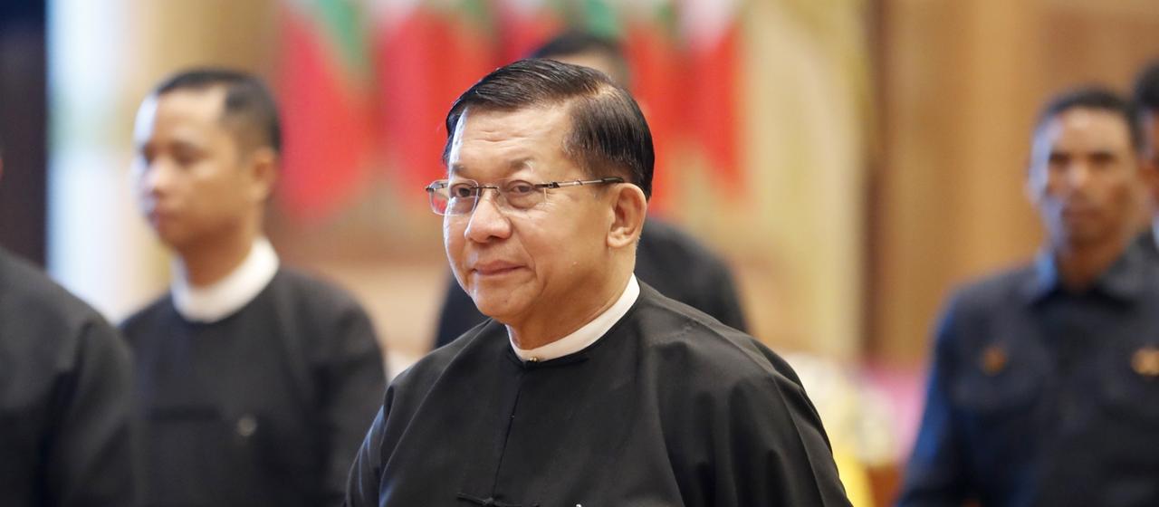 Myanmar's President Min Aung Hlaing