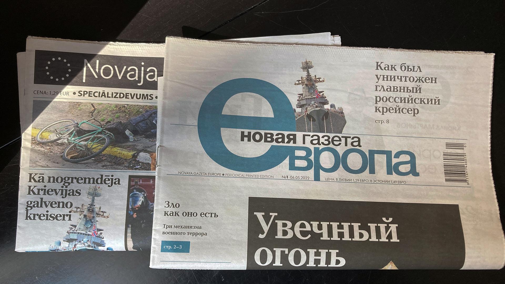 Aus für die Nowaja Gaseta in Russland: "Die Zeitung gibt es nicht mehr"