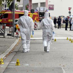 Tatort nach dem Tötungsdelikt an einem Polizisten in Völklingen, August 2025