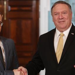 Bundesaußenminister Heiko Maas und US-Außenminister Mike Pompeo