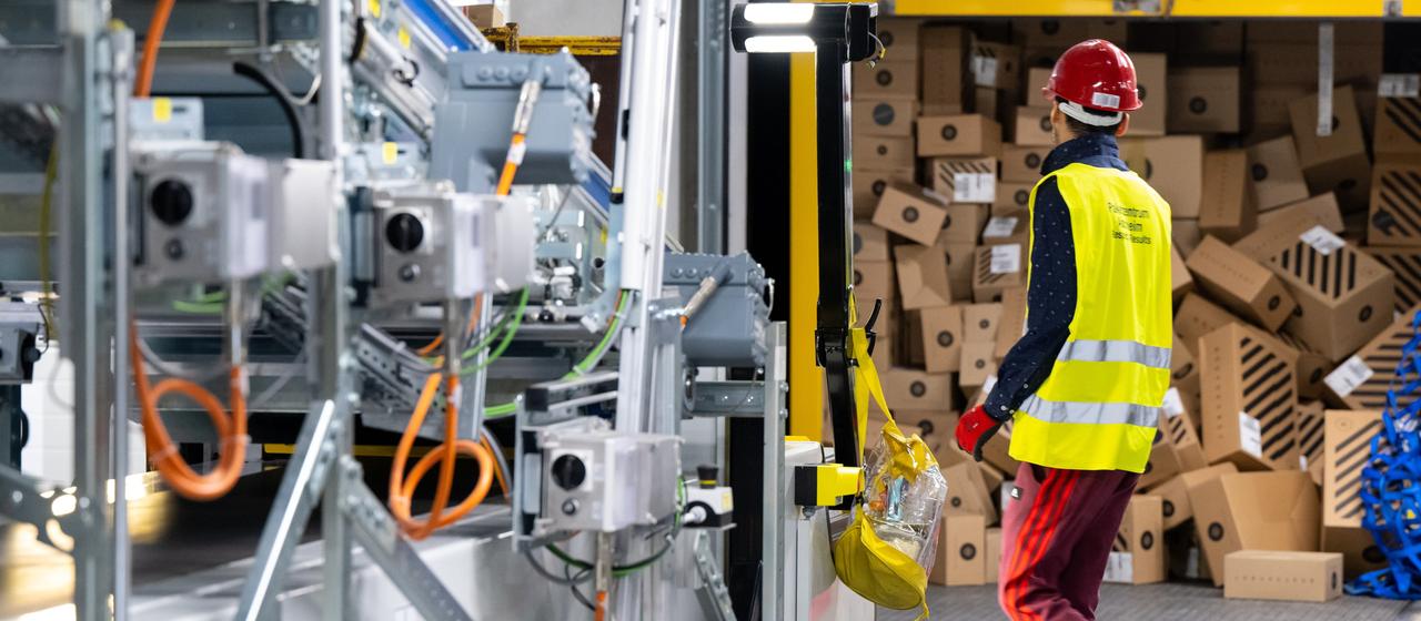 Verteilzentrum der Deutschen Post (Archivbild)