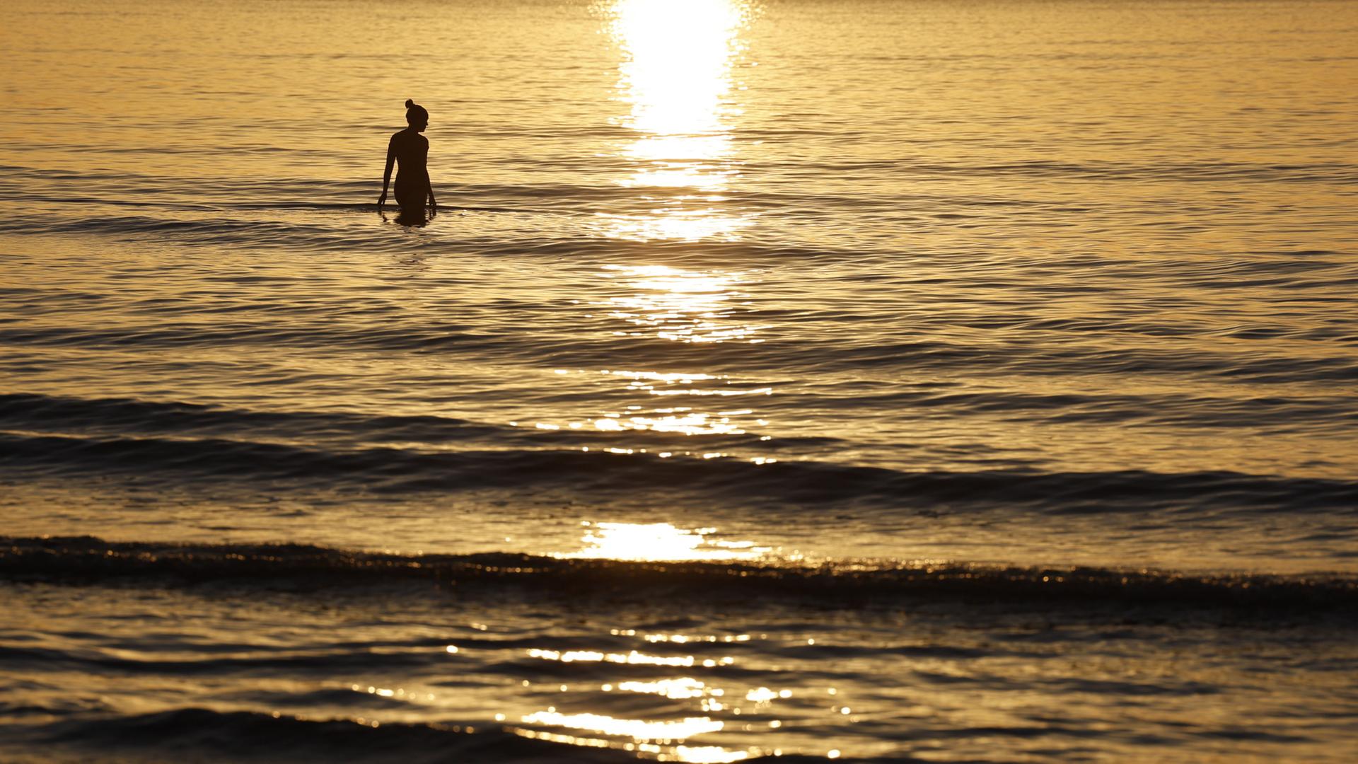 Schwimmerin in Valencia, Spanien | EPA