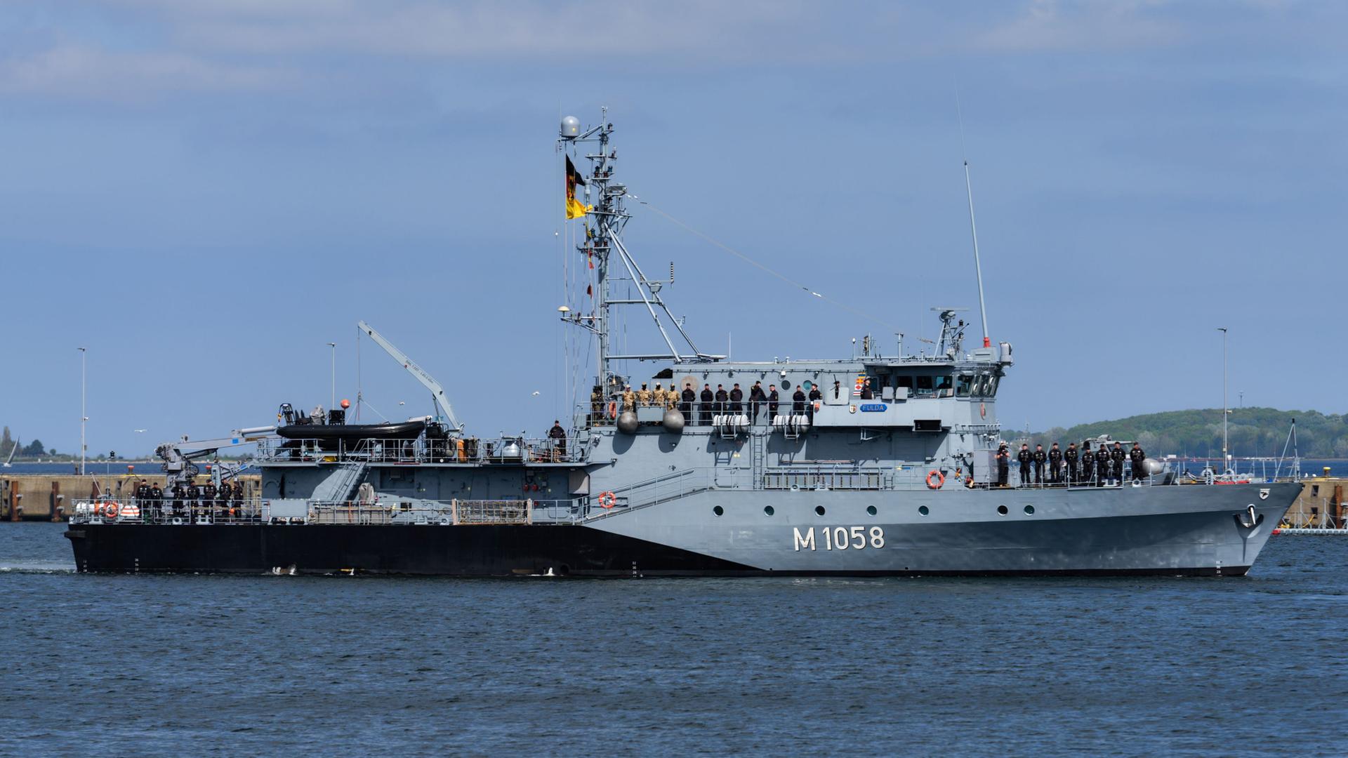 Das Minenjagdboot 