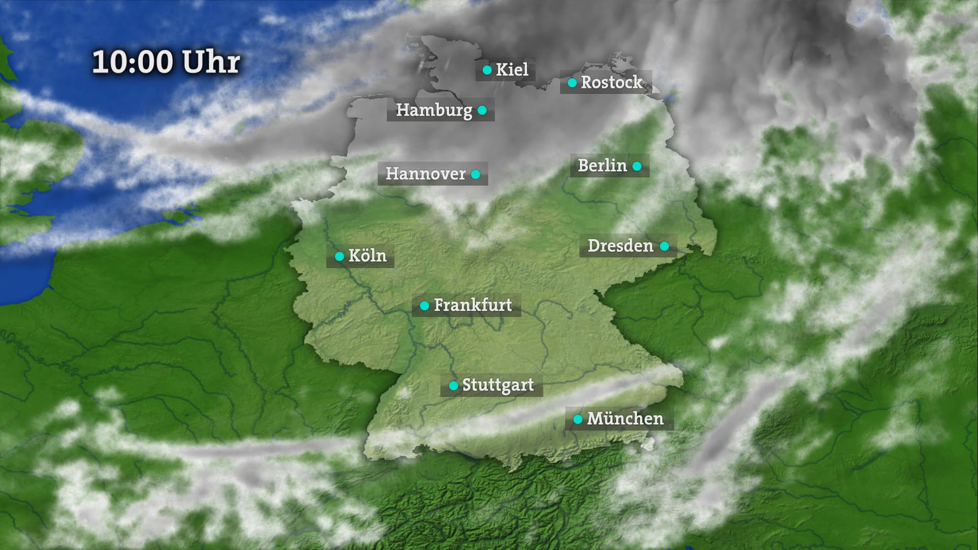 Wetter Deutschland: Wolken, Temperaturen, Wind und Aussichten