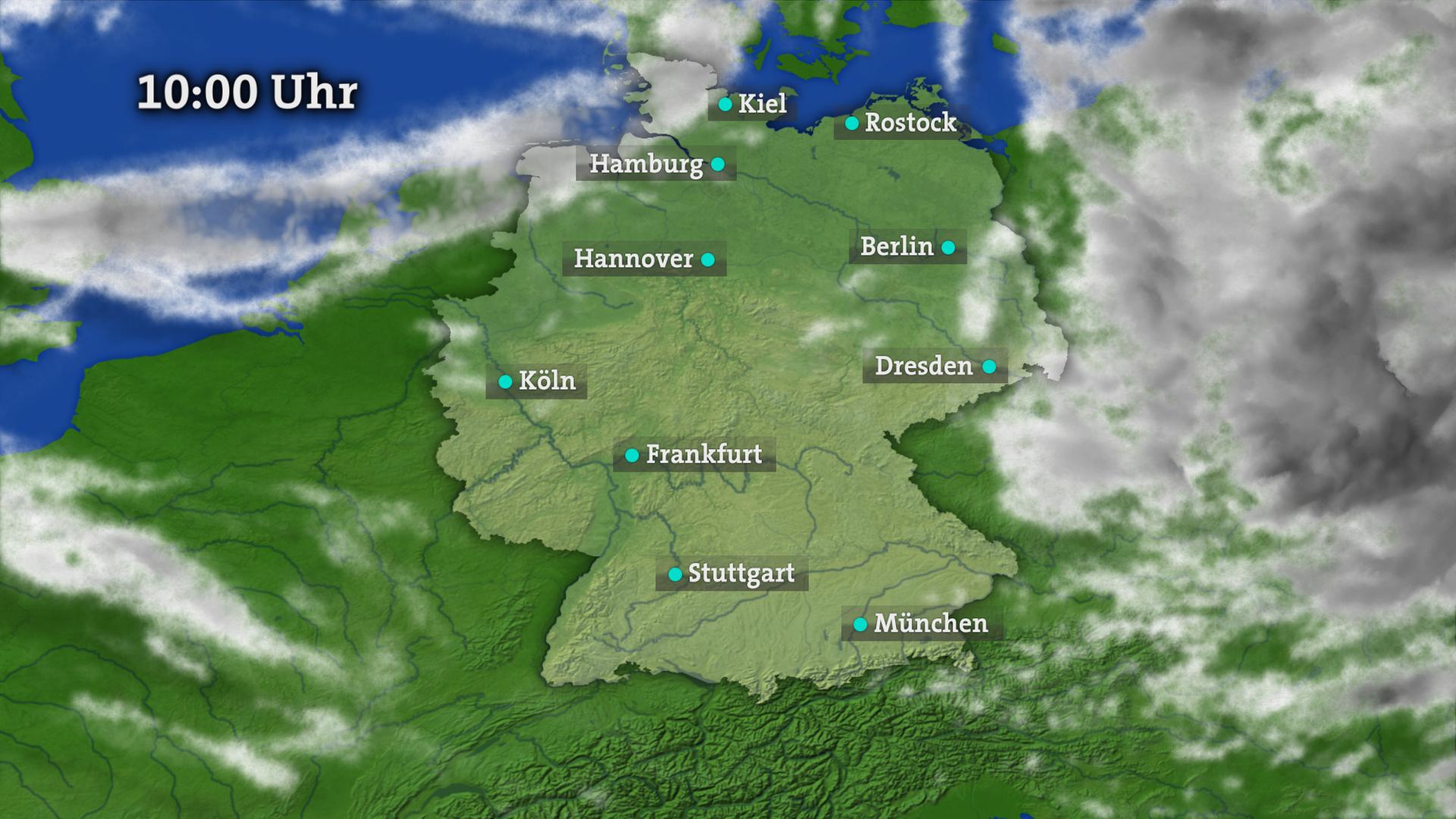 Wetter Deutschland: Wolken, Temperaturen, Wind und Aussichten