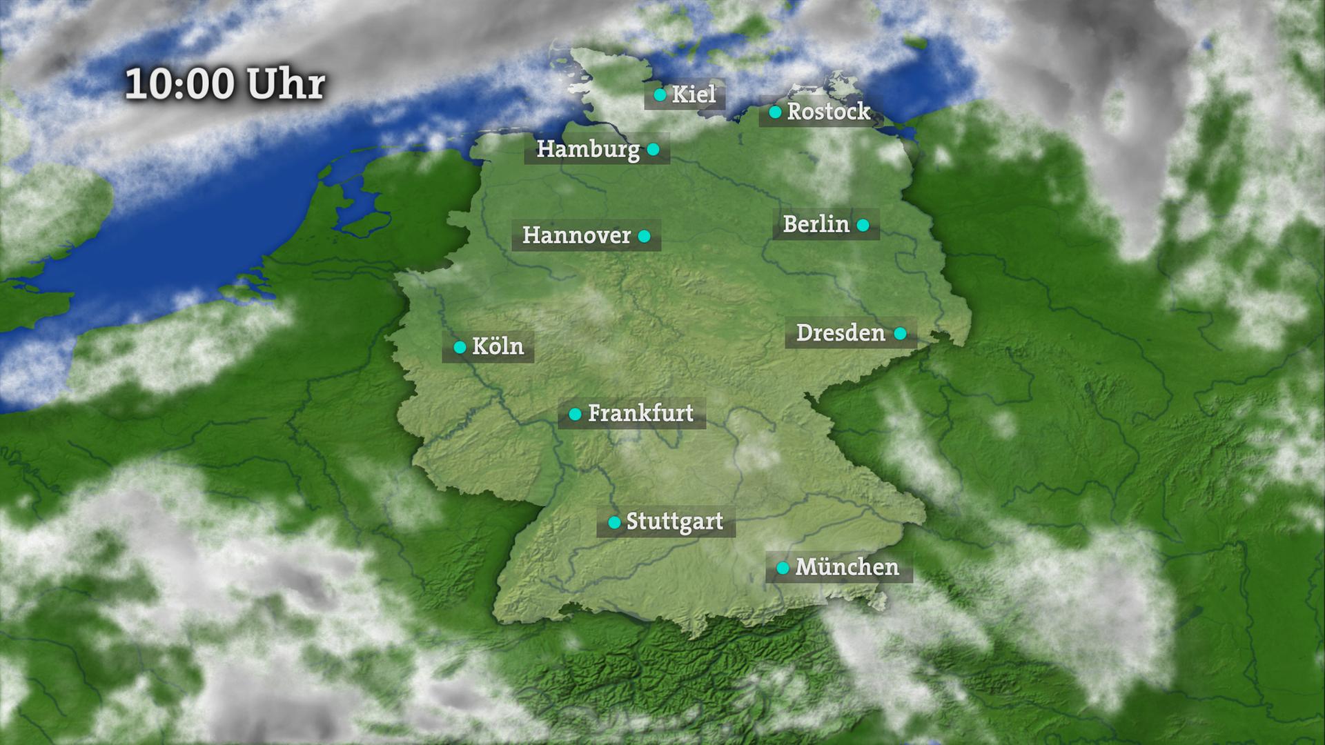 Wetter Deutschland: Wolken, Temperaturen, Wind und Aussichten