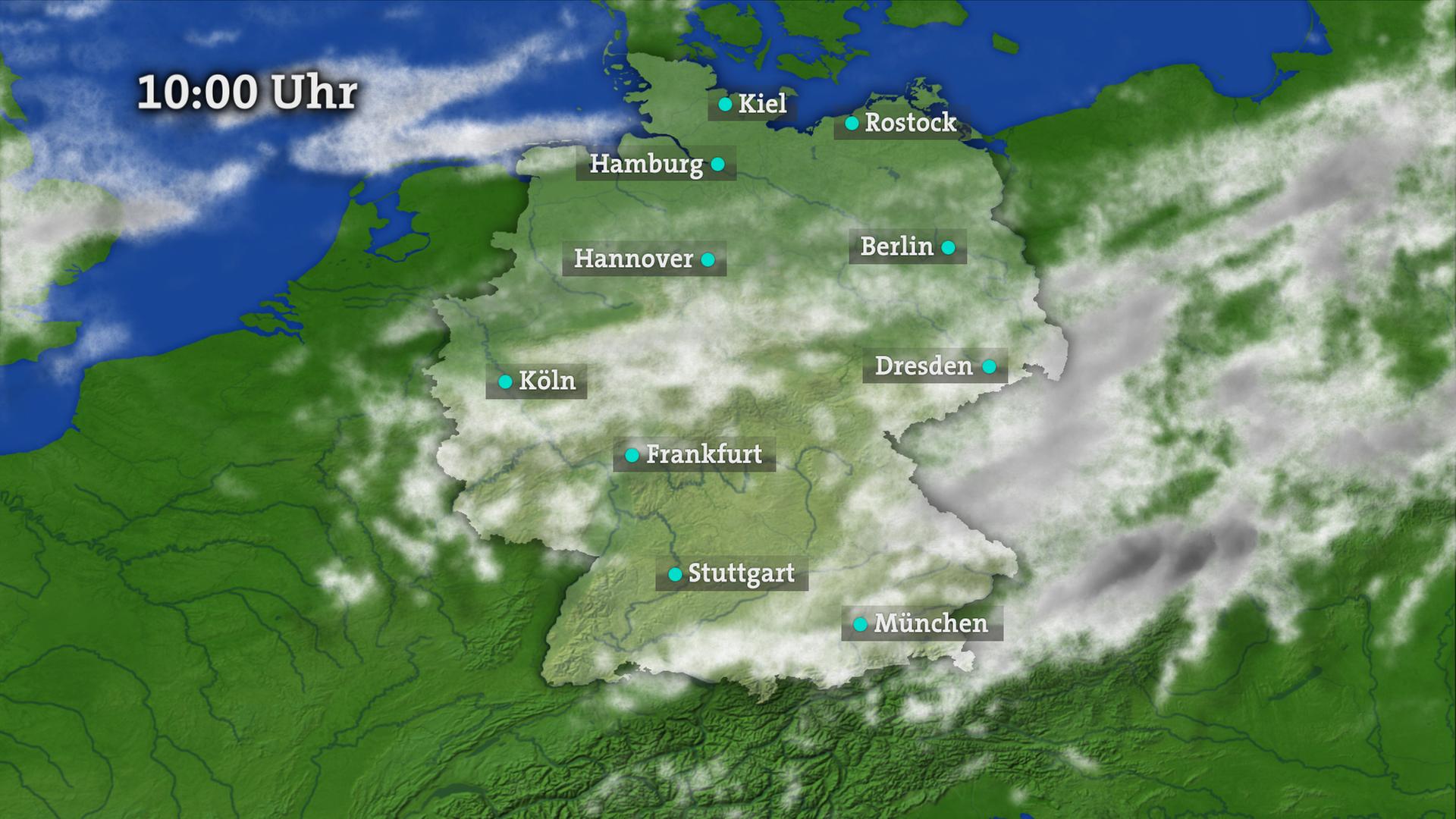 Wetter Deutschland: Wolken, Temperaturen, Wind und Aussichten