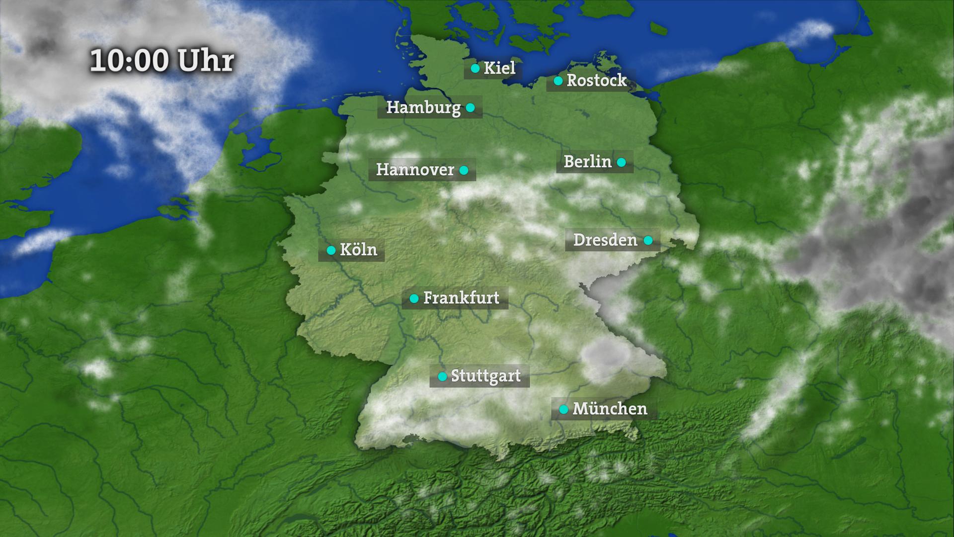 Wetter Deutschland: Wolken, Temperaturen, Wind und Aussichten
