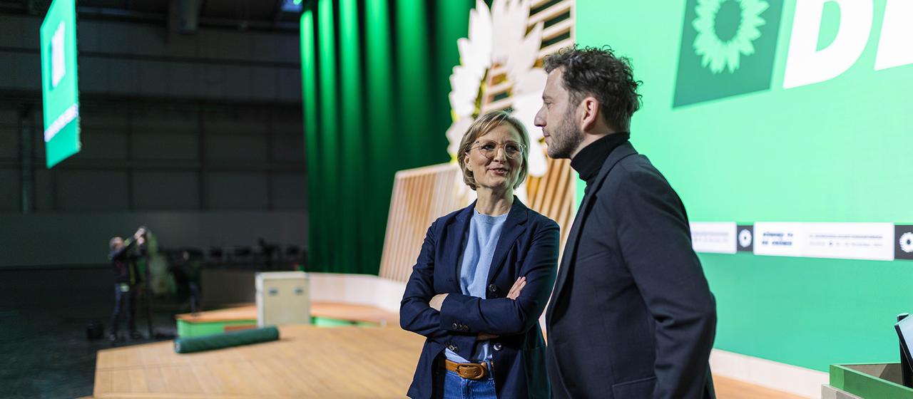 Franziska Brantner und Felix Banaszak