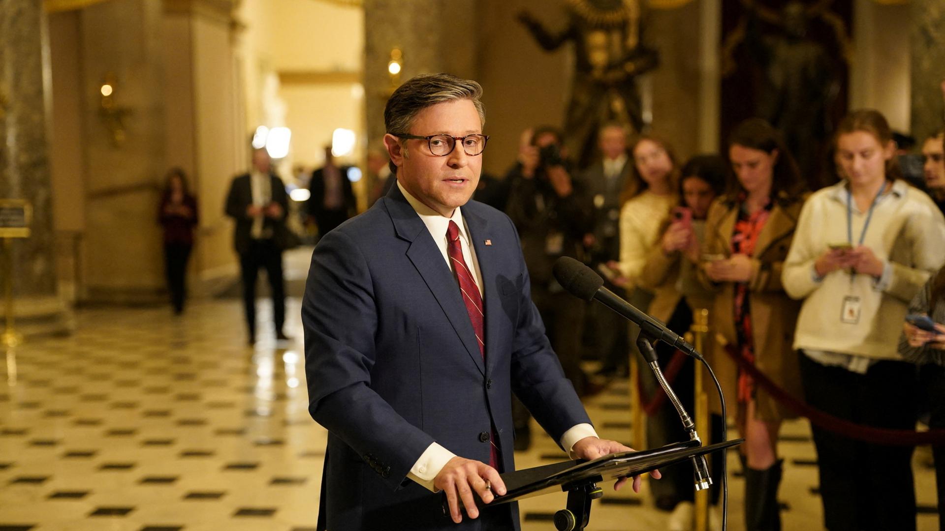 Der Sprecher des Repräsentantenhauses, Mike Johnson | REUTERS