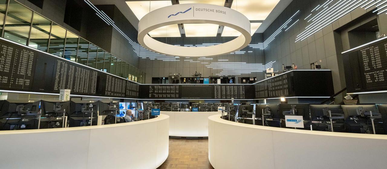Blick in die Frankfurter Börse.