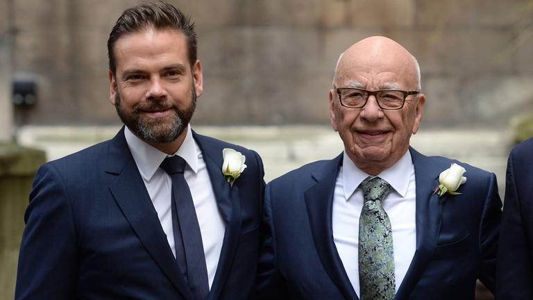 Lachlan und Rupert Murdoch