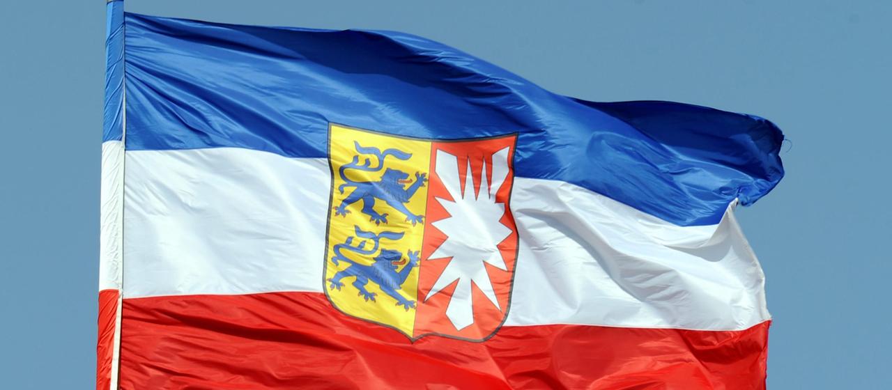 Fahne des Bundeslandes Schleswig-Holstein