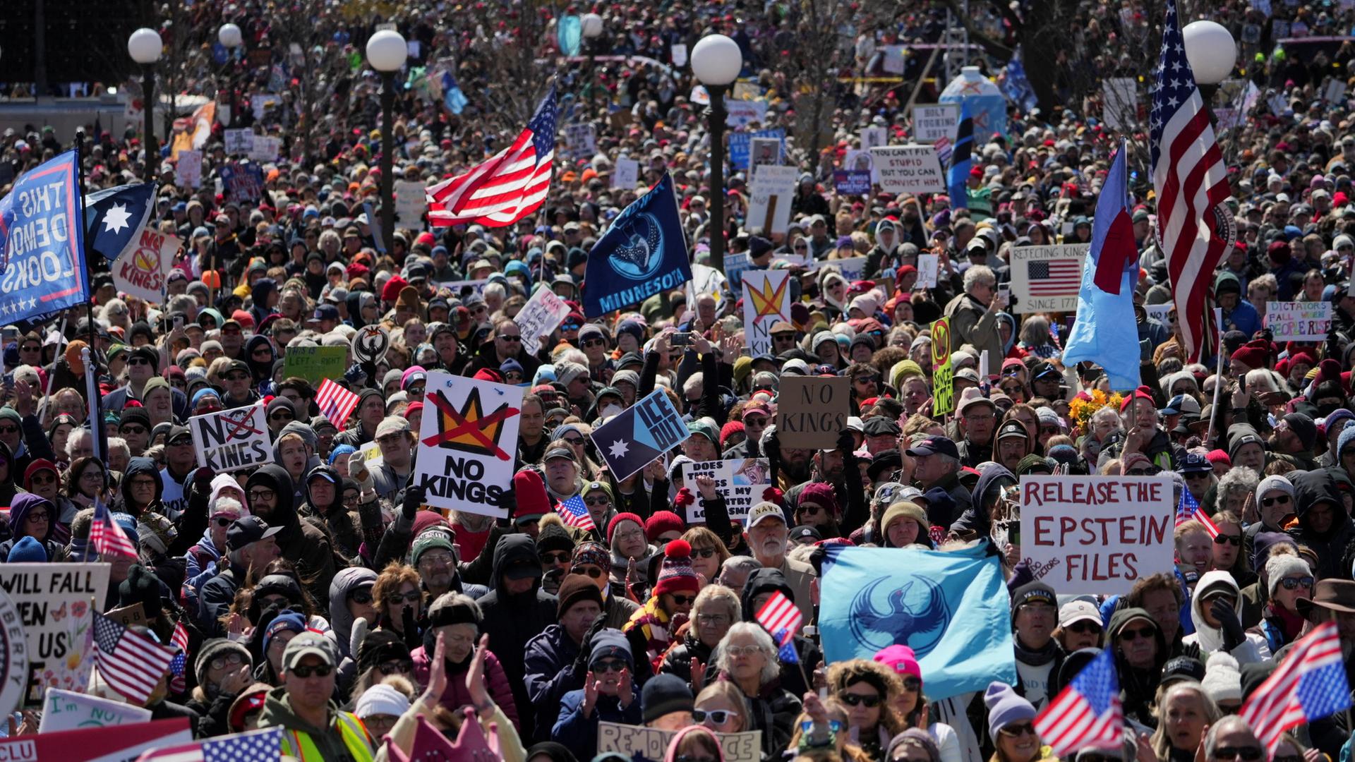Demonstranten in St. Paul, Minnesota | REUTERS