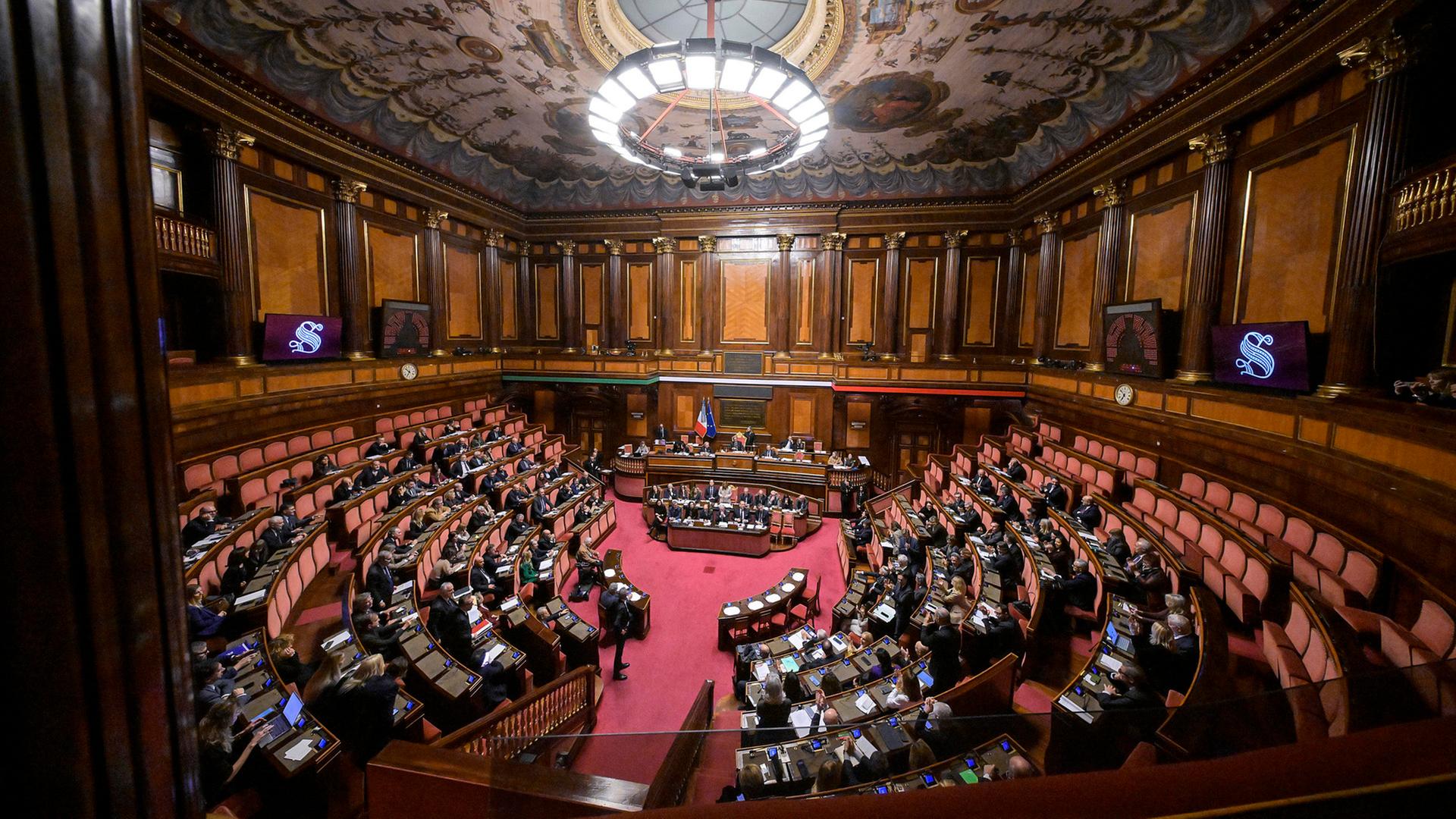 Das italienische Parlament in Rom. | EPA