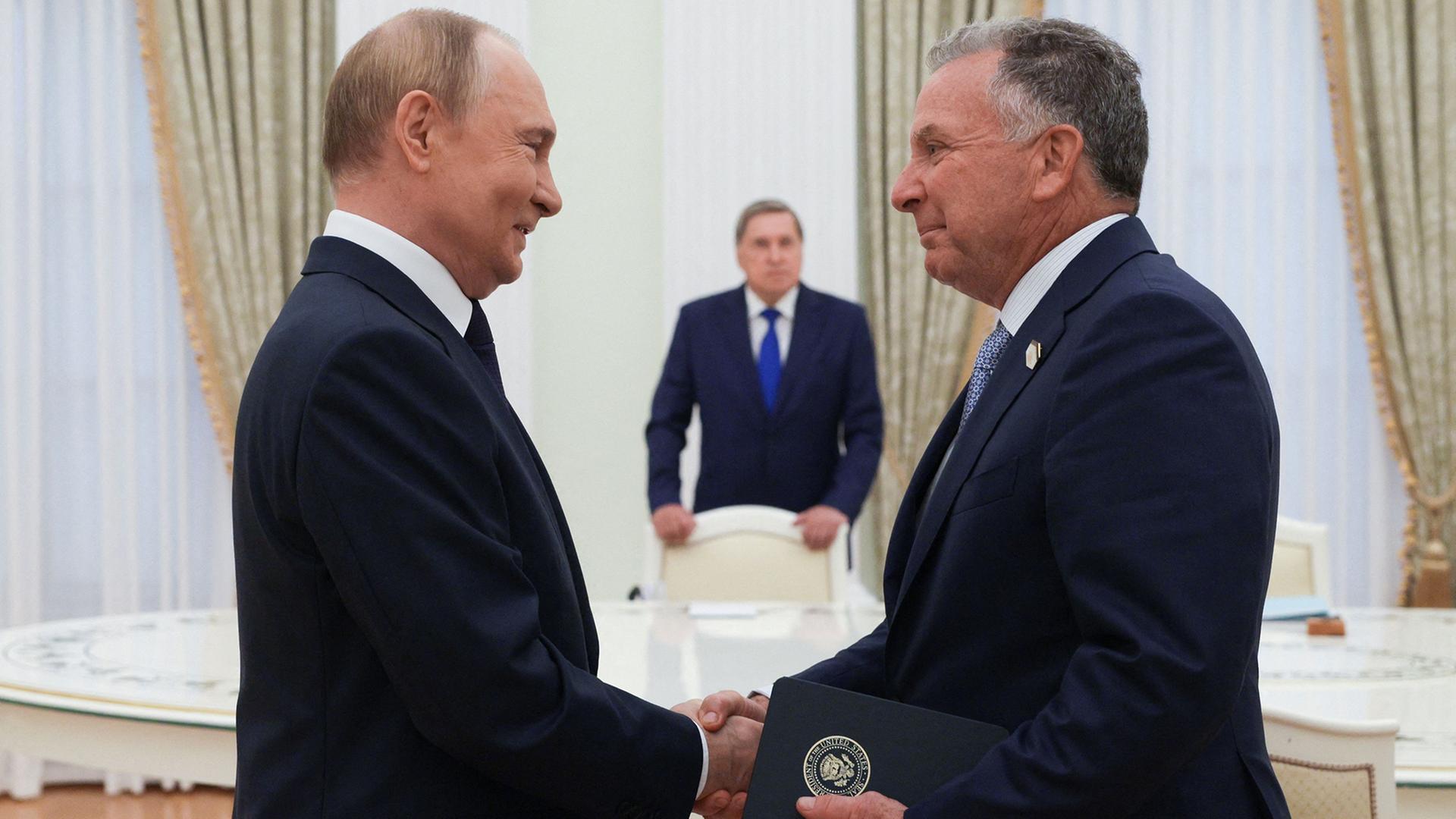 Ukraine-Liveblog: ++ Putin empfängt US-Sondergesandten Witkoff ++