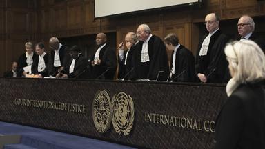 Richterinnen und Richter des Internationalen Gerichtshofes in Den Haag.
