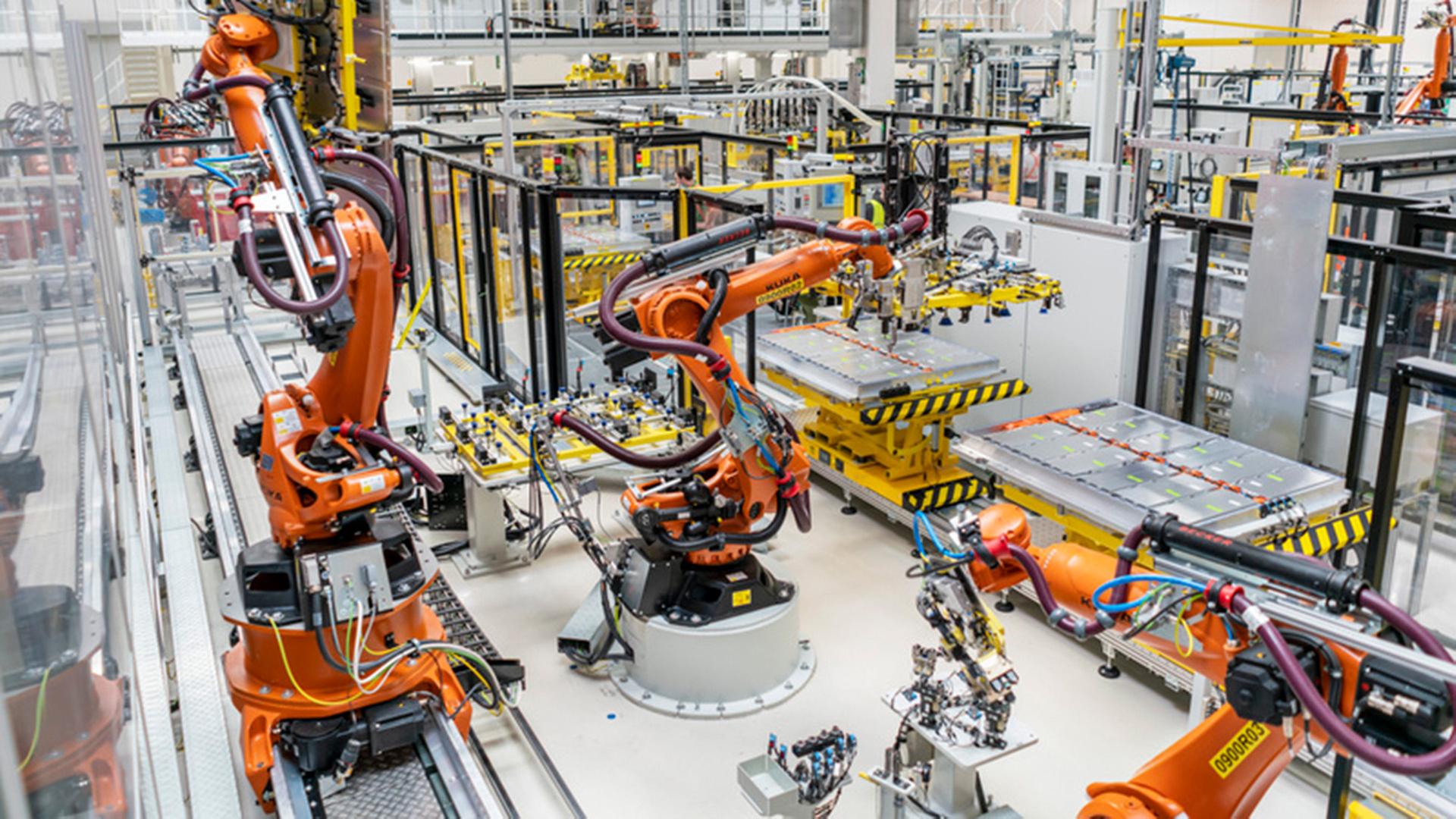 Produktion von Batteriesystemen im Skoda-Hauptwerk Mladá Boleslav. | Skoda