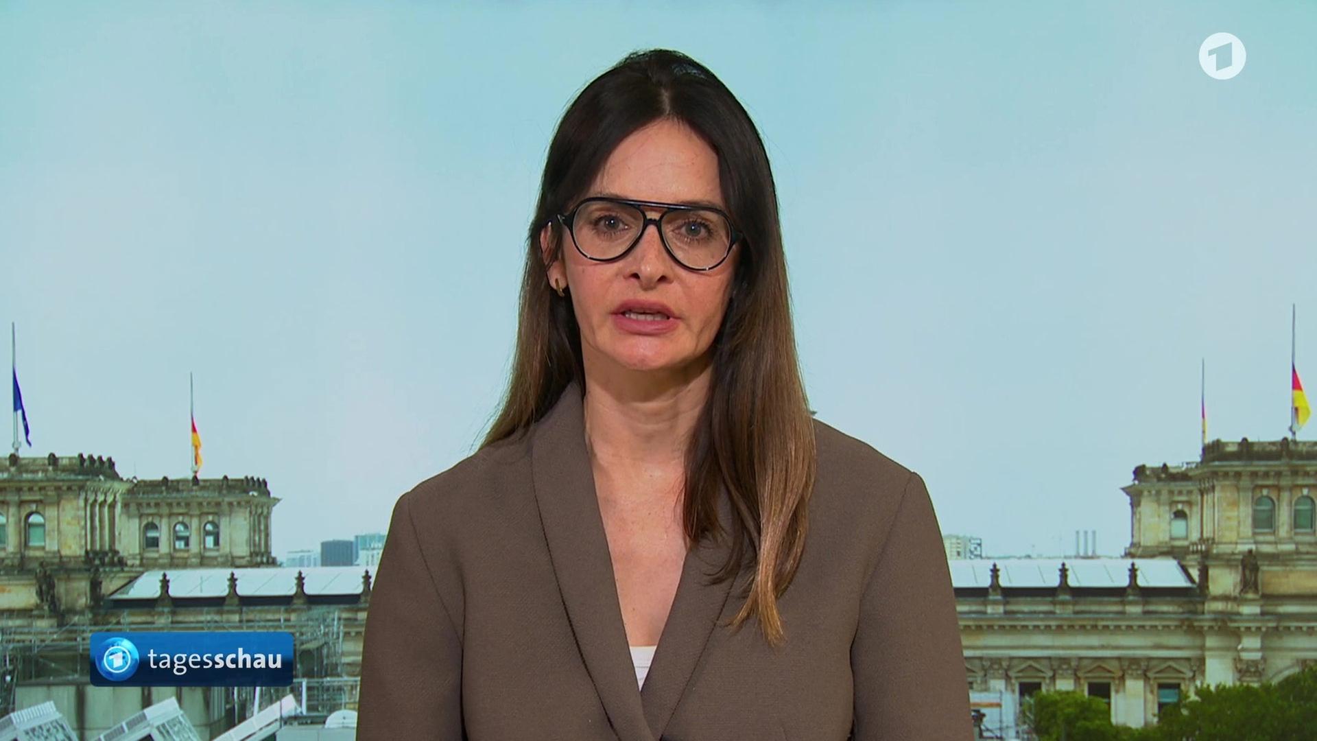 "Politiker verurteilen aufs Schärfste diese Tat", Iris Sayram, ARD Berlin