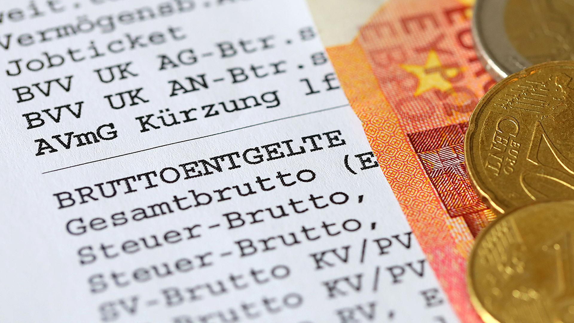 Gehaltsabrechnung | picture alliance / pressefoto_ko